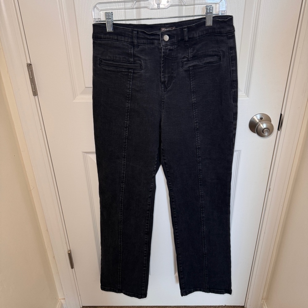 J. McLaughlin Black Straight Leg Jeans